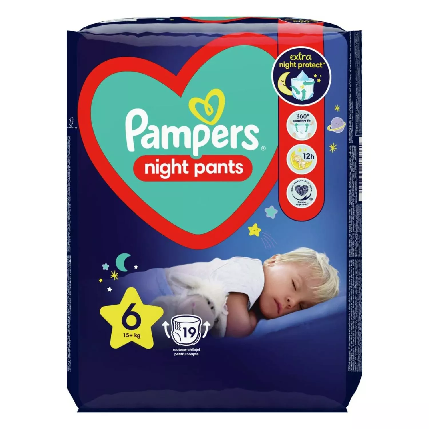 niemowle za całą noc ma suchy pampers