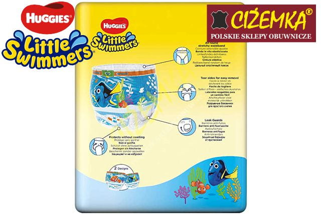 majteczki do pływania huggies little swimmers rozmiar 2-3