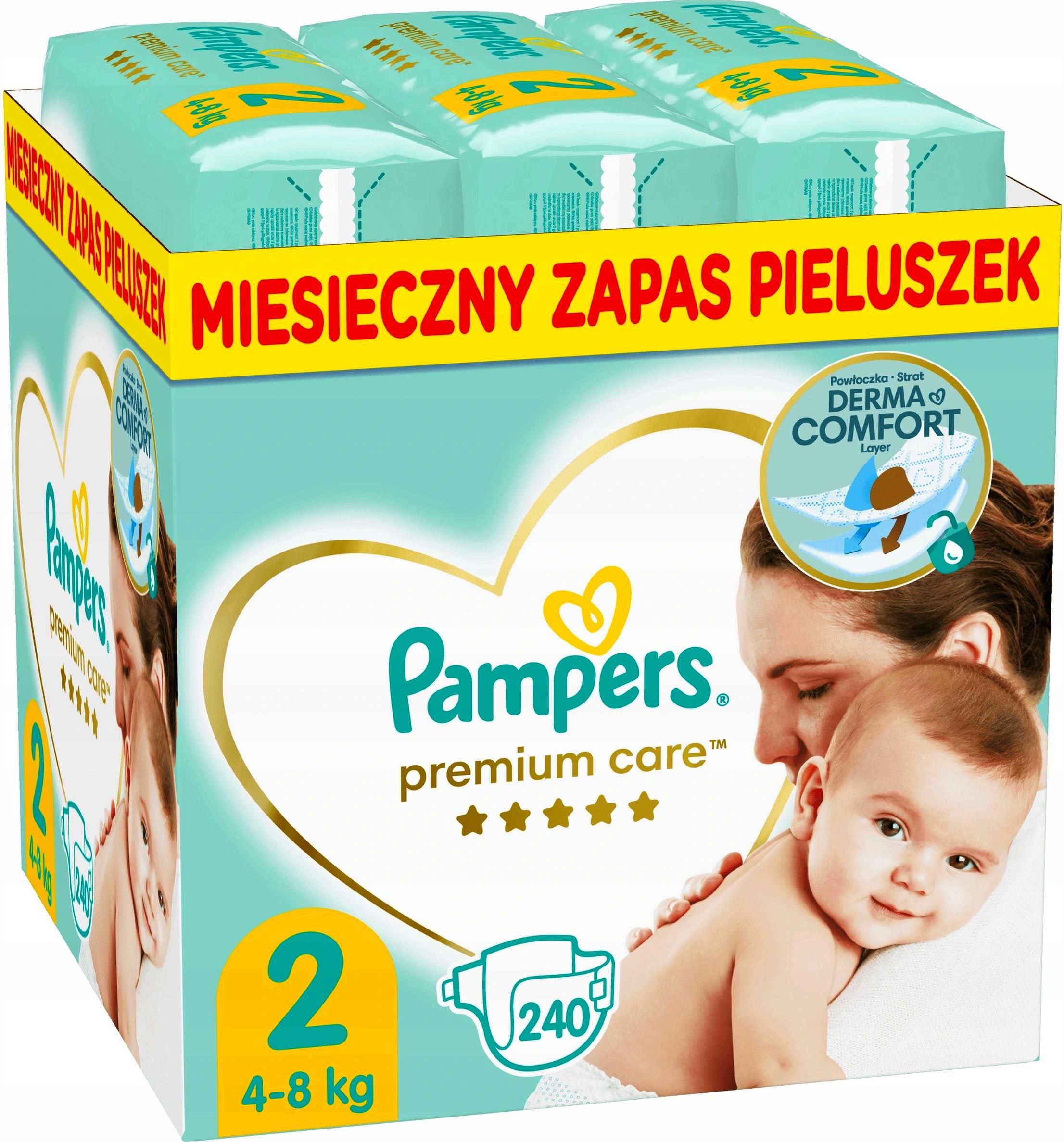 pampers premium care 2 240 szt cena