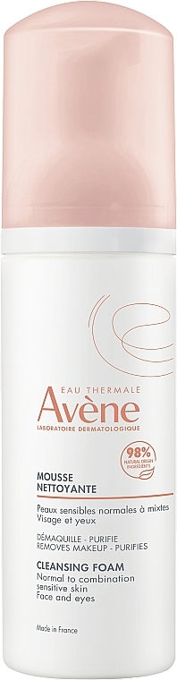 avene pianka do mycia twarzy niekodemogenne