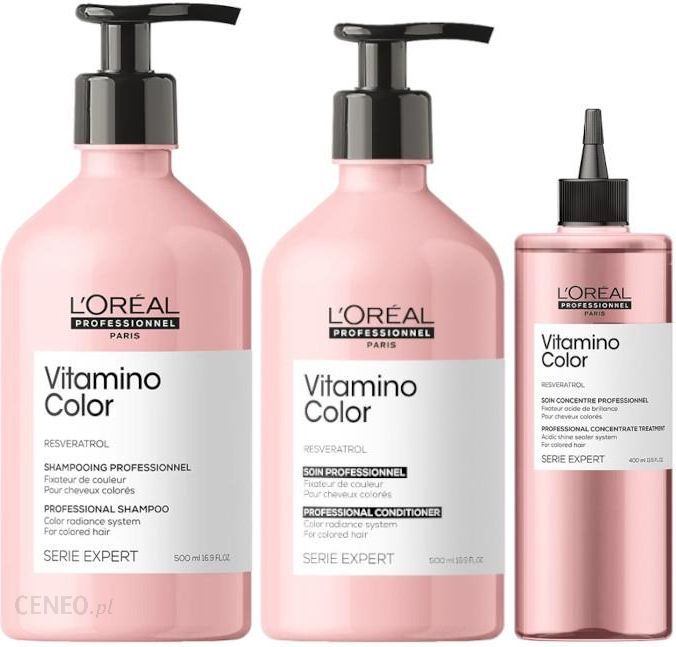 loreal vitamino color szampon do włosów farbowanych 500ml ceneo