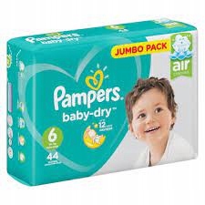 pampers 6 babydry 44 angielskie