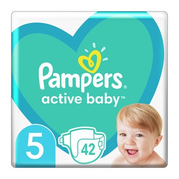 pampers active baby 5 42szt