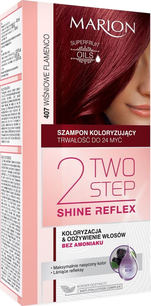 marion szampon koloryzujący two step shine reflex