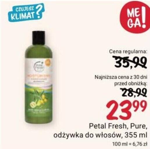 odżywka do włosów rossmann petal fresh