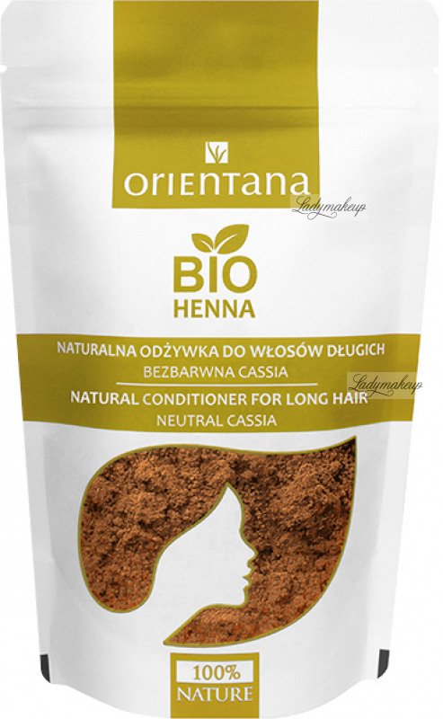 bio henna bezbarwna odżywka do włosów długich orientana