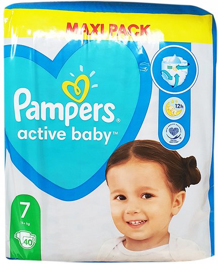 niebieskie pampers active baby