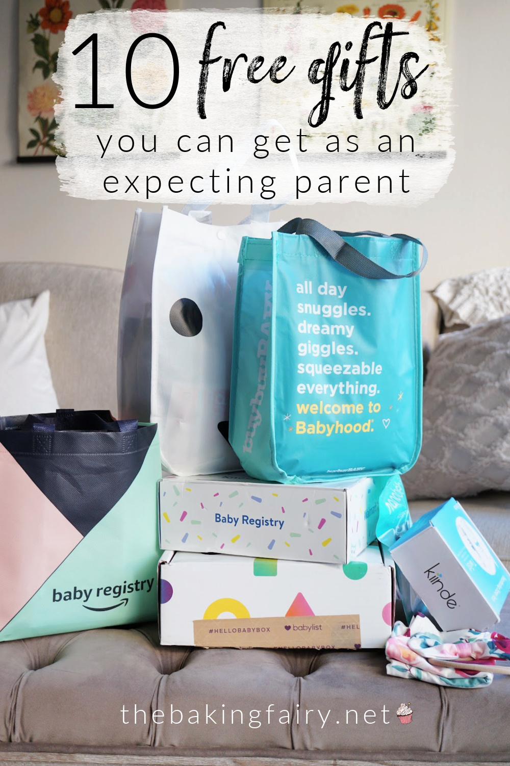 free baby pampers box and treats for mum