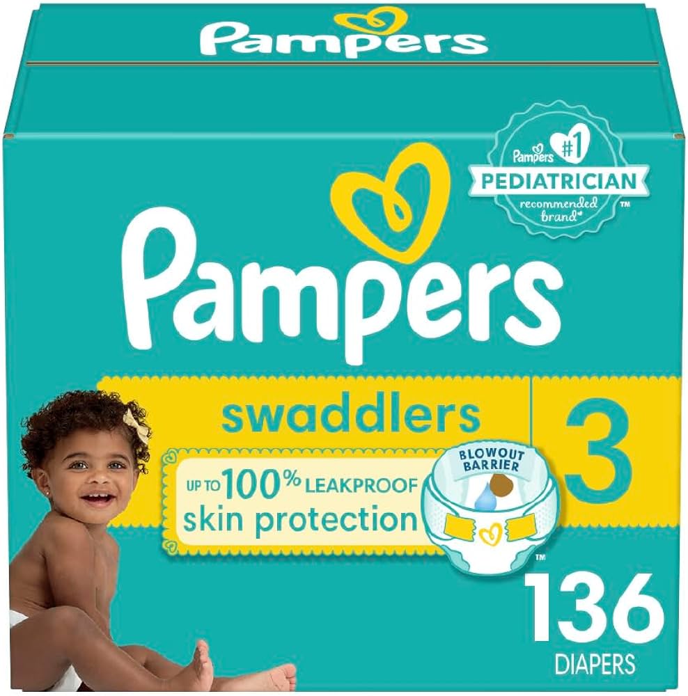 pampers swaddlers jumbo pack size 3