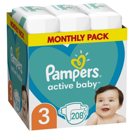 pampers 3 208 ks