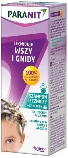 szampon i grzebień na wszy