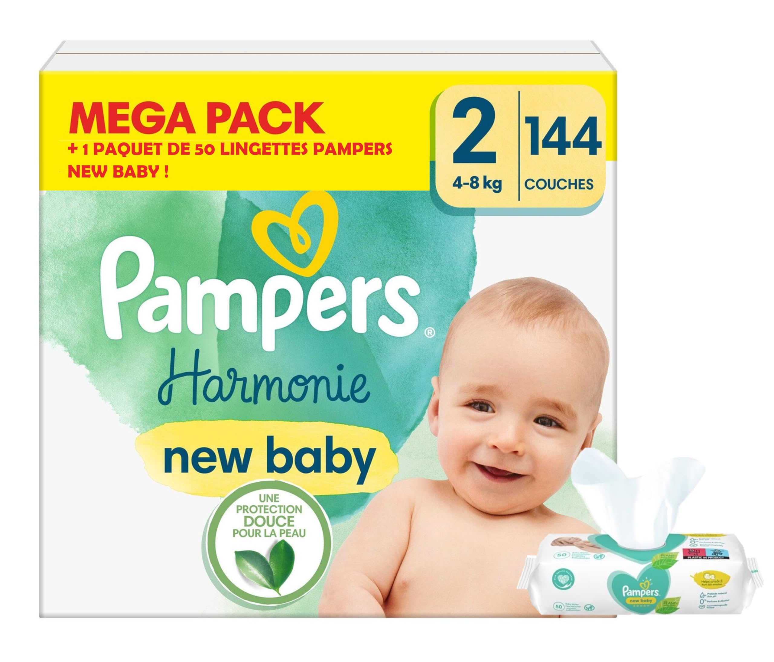 pampers 2 4-8 kg 144