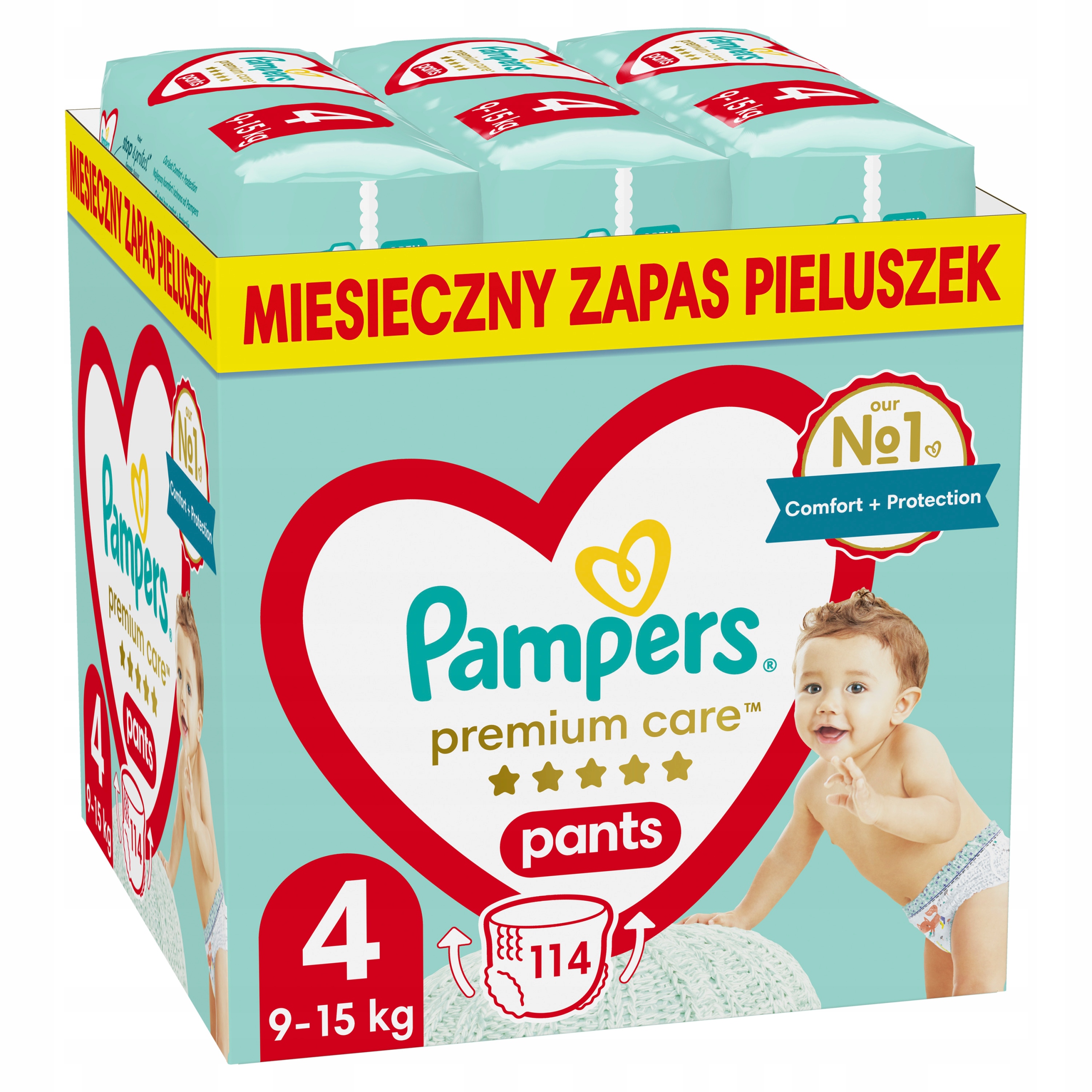 pampers s 114 sztuk