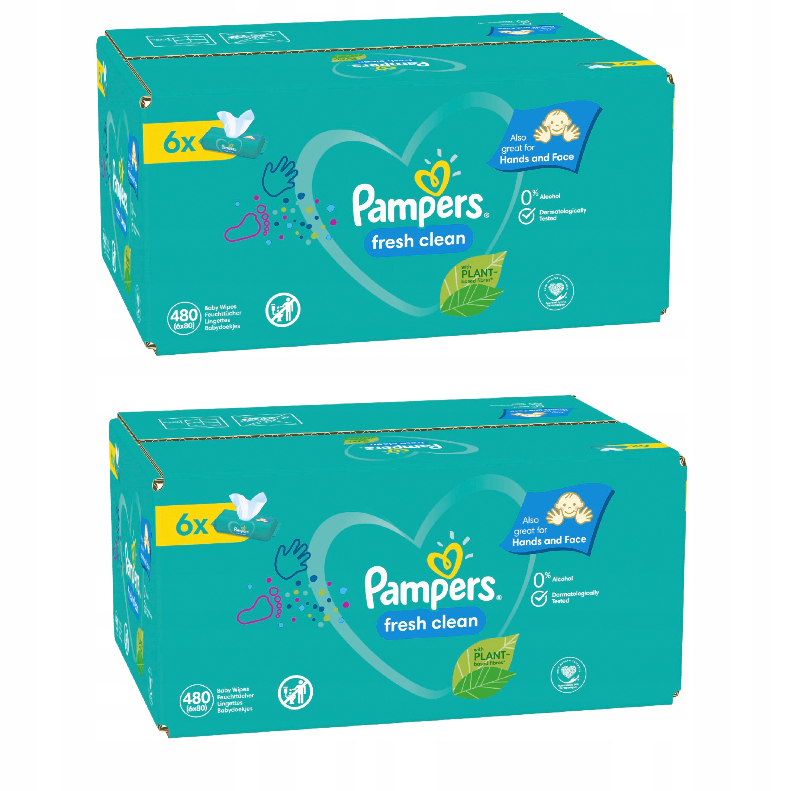 chusteczki pampers 6 pak