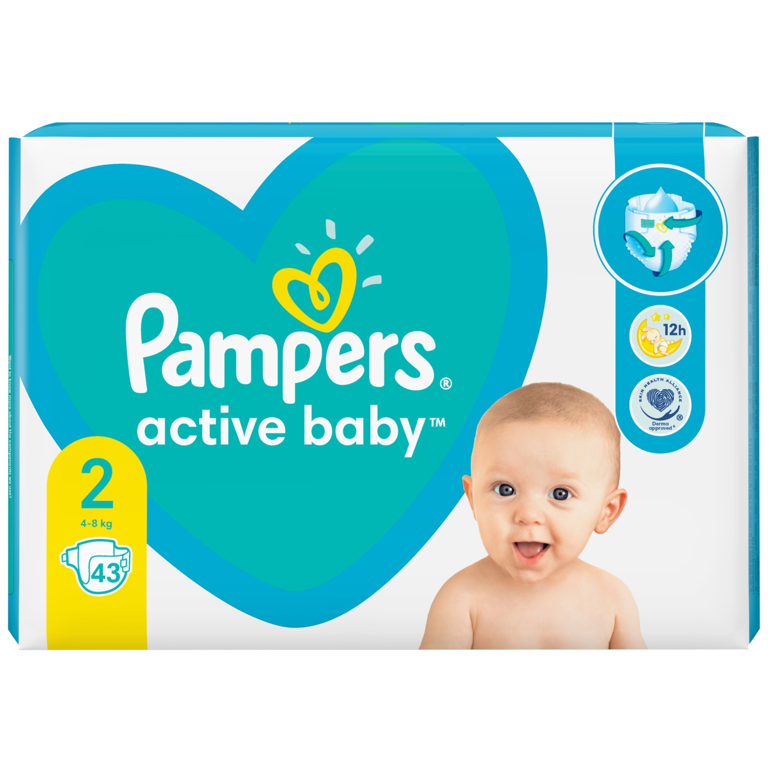 pieluchy pampers active baby 2