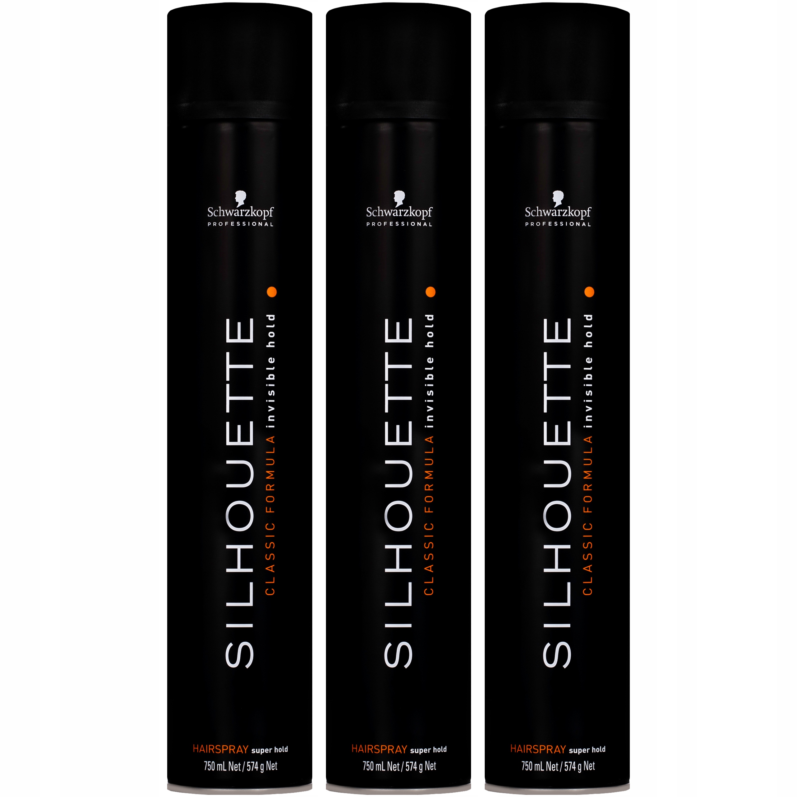 schwarzkopf silhouette lakier do włosów 750 ml biała butelka