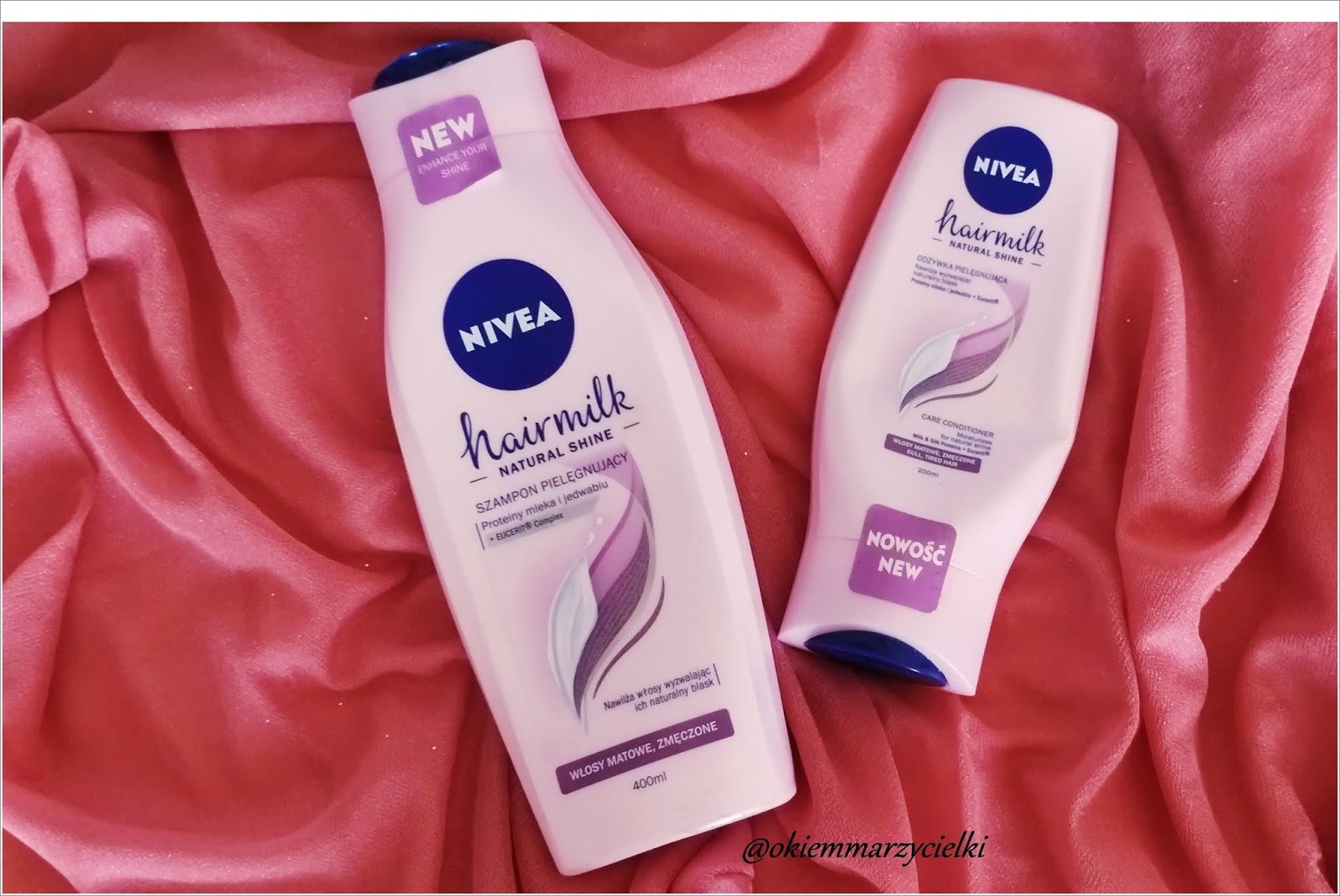 nivea hairmilk szampon i odżywka recenzja