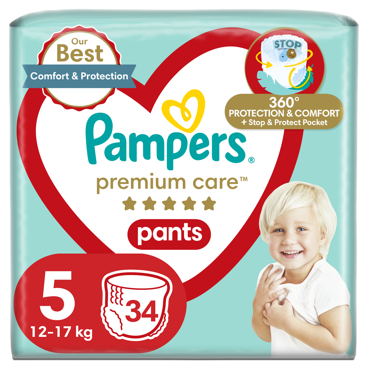 pampers premium care pieluchomajtki 5