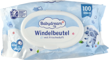 babydream woreczki na pieluchy o świeżym zapachu