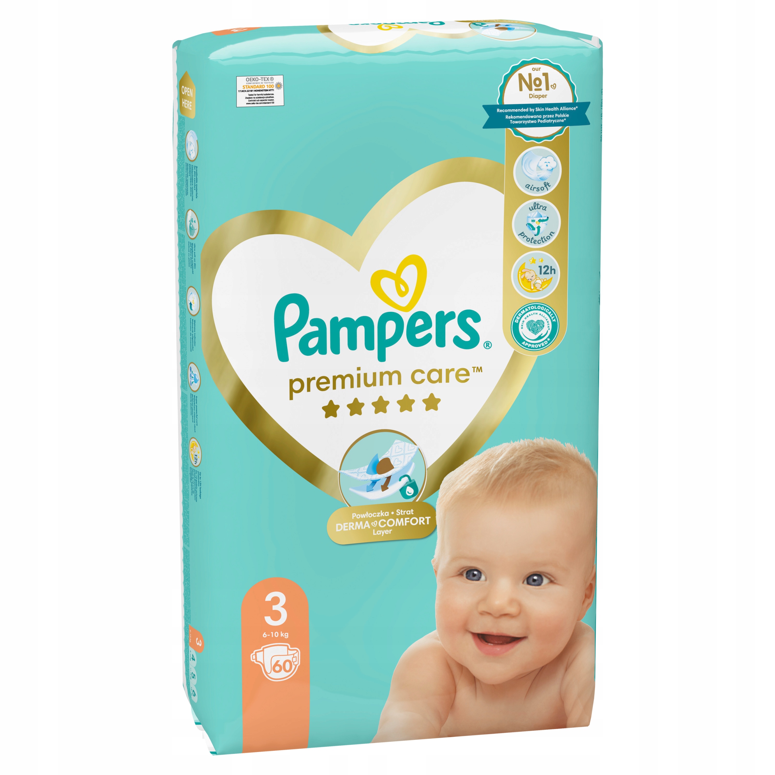 pampers premium care 3 60 szt