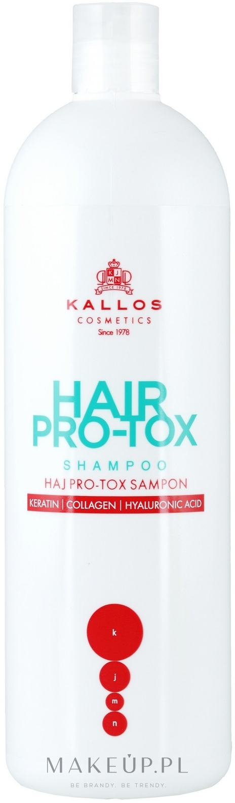 szampon do włosów kaloos hair pro-tox