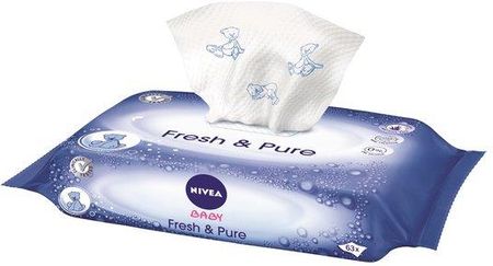 nivea baby chusteczki nawilżane fresh & pure