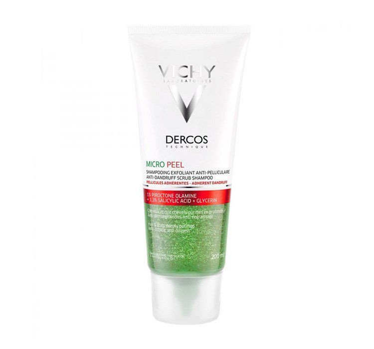 vichy dercos micropeel przeciwłupieżowy szampon peelingujący 200 ml