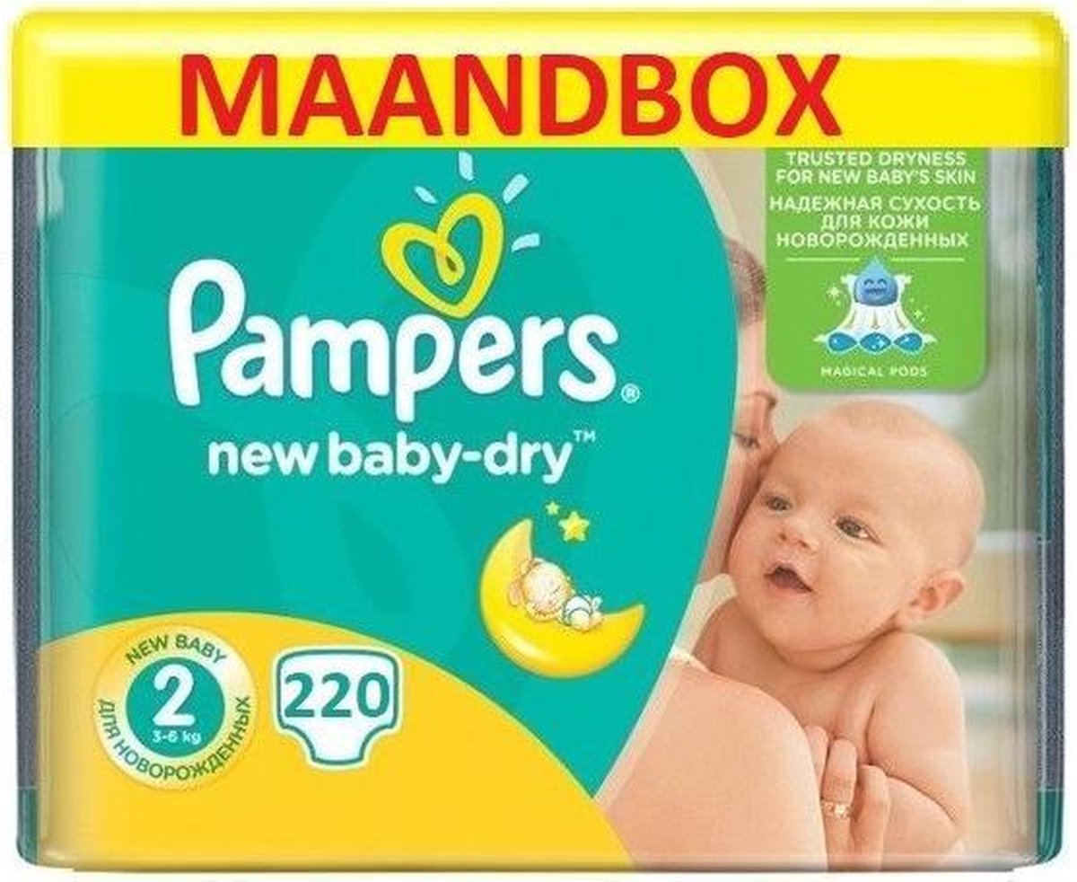 pieluchy pampers new baby dry 2 mini 100szt rosmab