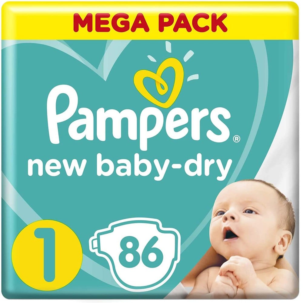 pampers new baby dry 1 megapack