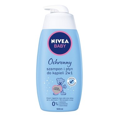 łagodny szampon i płyn do kąpieli 2w1 nivea baby