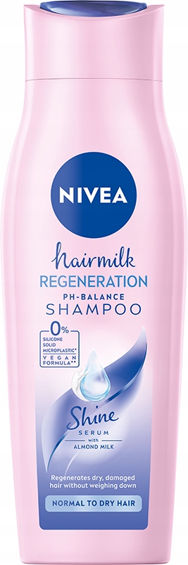 nivea hair milk szampon włosy normalne