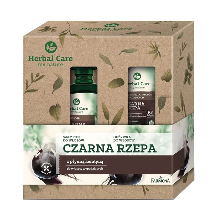 farmona herbal care odżywka do włosów wypadających czarna rzepa