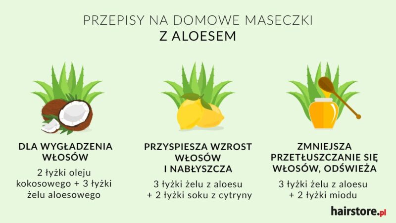 odżywka aloesowa do włosów diy