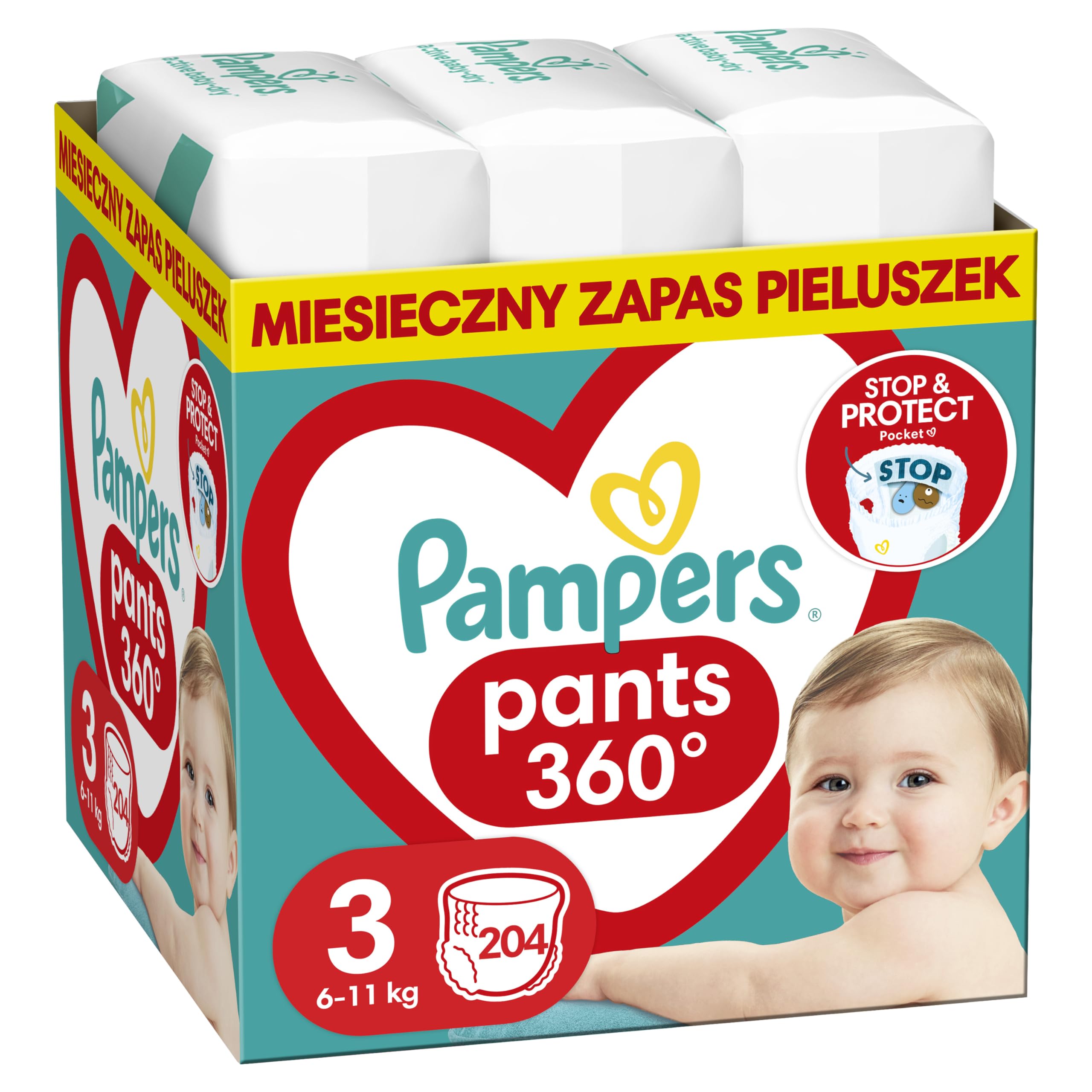 pampers 3 na ile miesiecy