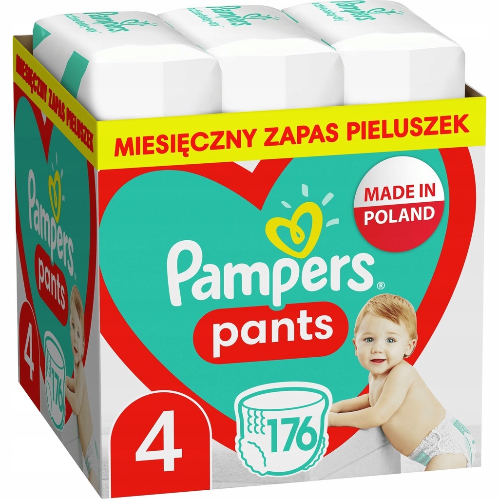 allegro pieluchomajtki pampers 4