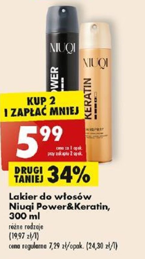 lakier do włosów biedronka promocja