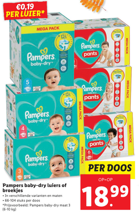 lidl pampers mega pack