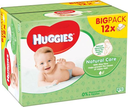 huggies quatro pack everyday 56 szt chusteczki nawilżane