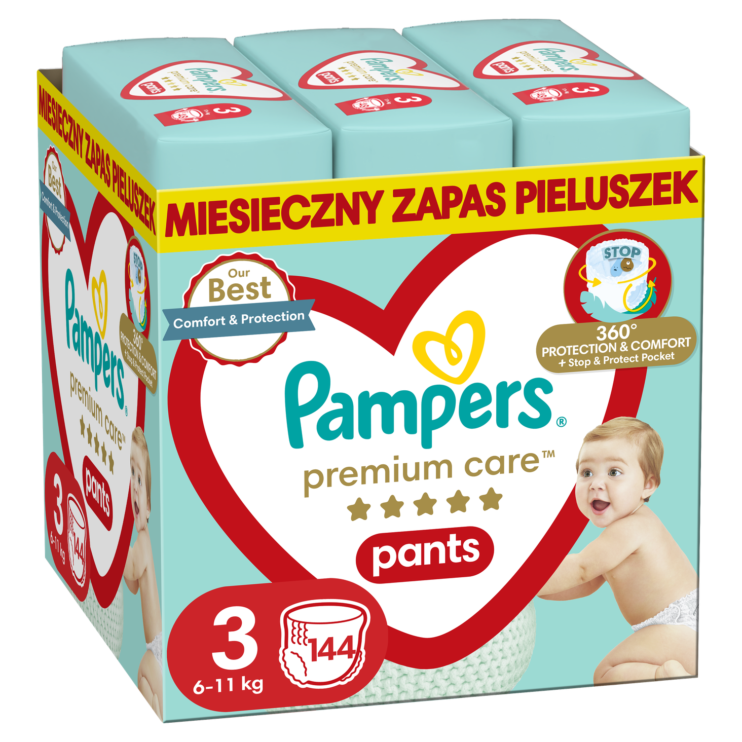 tanie pieluchy pampers premium care 3