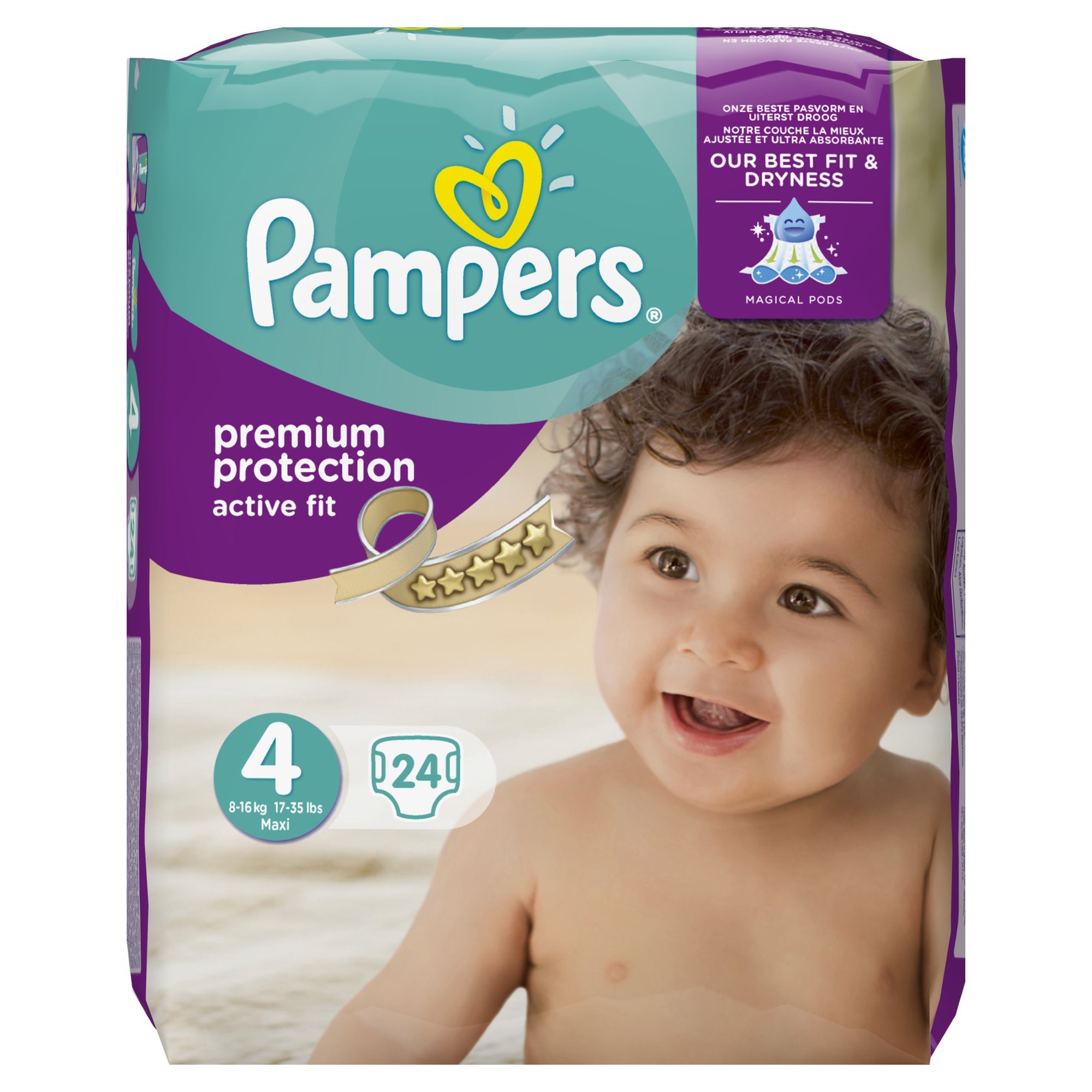 pampers premium active fit 4