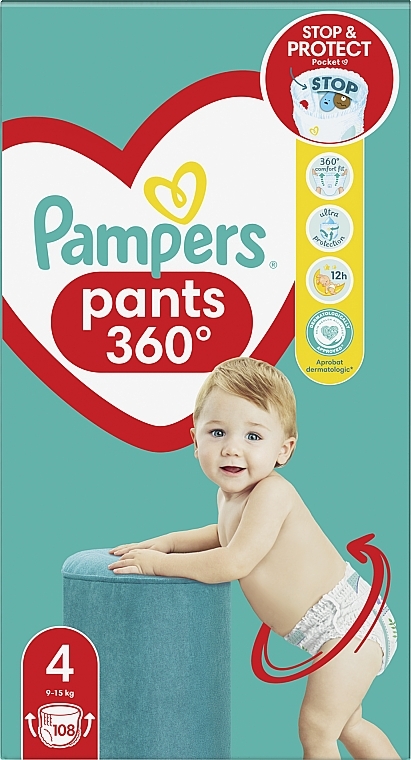 pampers pants 4 szt