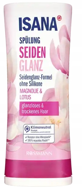 isana odżywka do włosów silk gloss