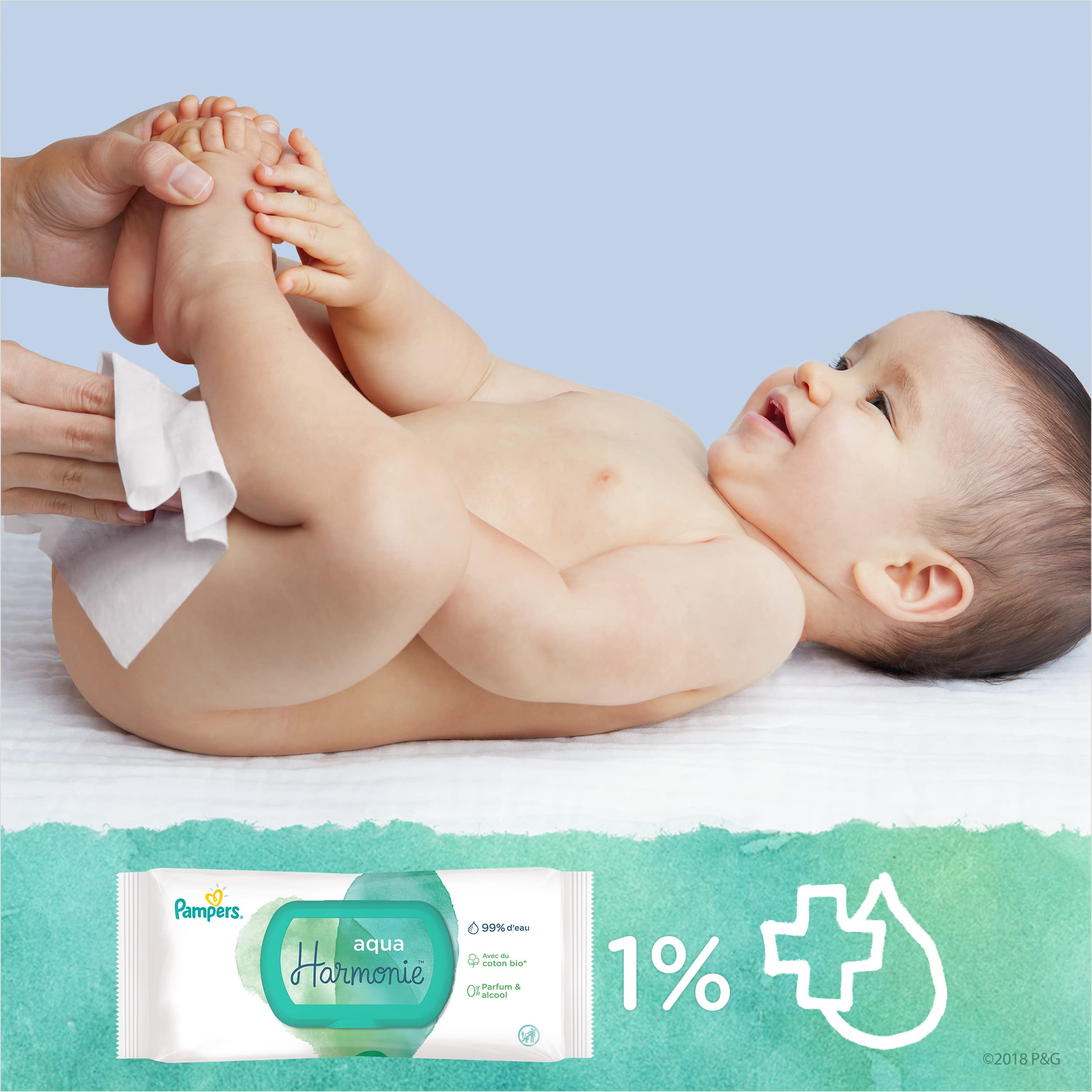 chusteczki pampers aqua pure 14x