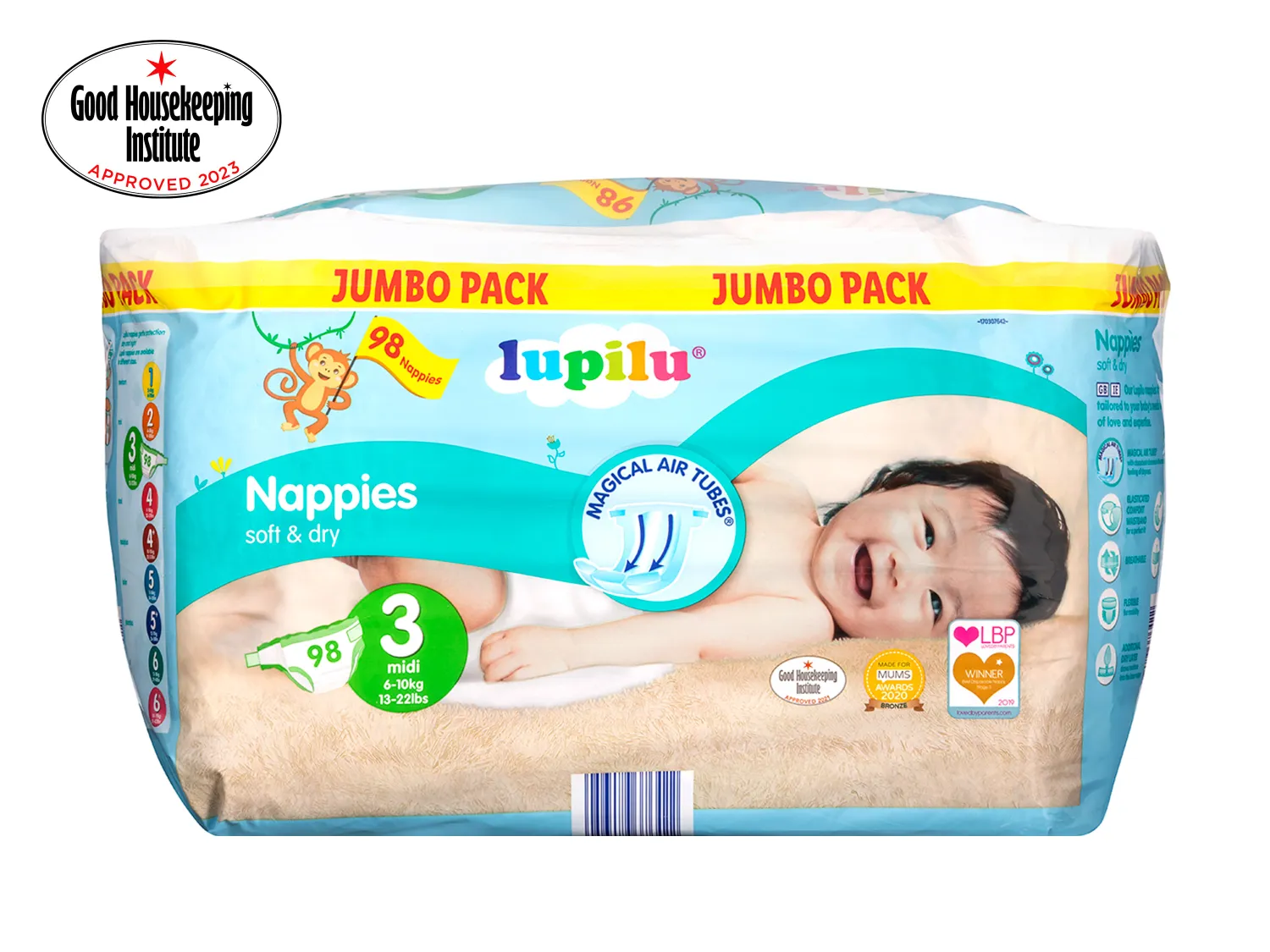 lidl pampers activ vaby 3