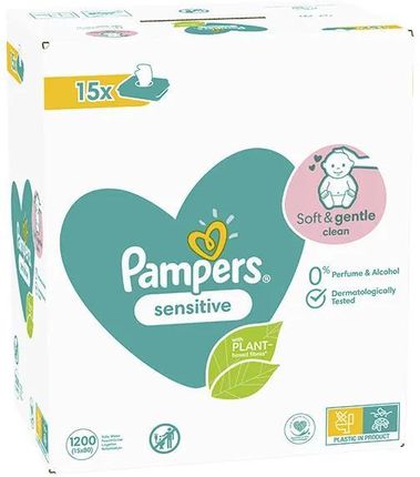 pampers sensitive chusteczki test