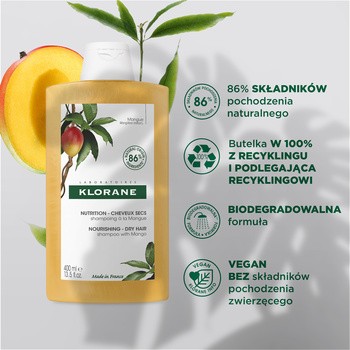 klorane szampon mango skład