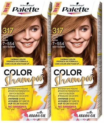 palette szampon koloryzujący orzechowy blond saszetk