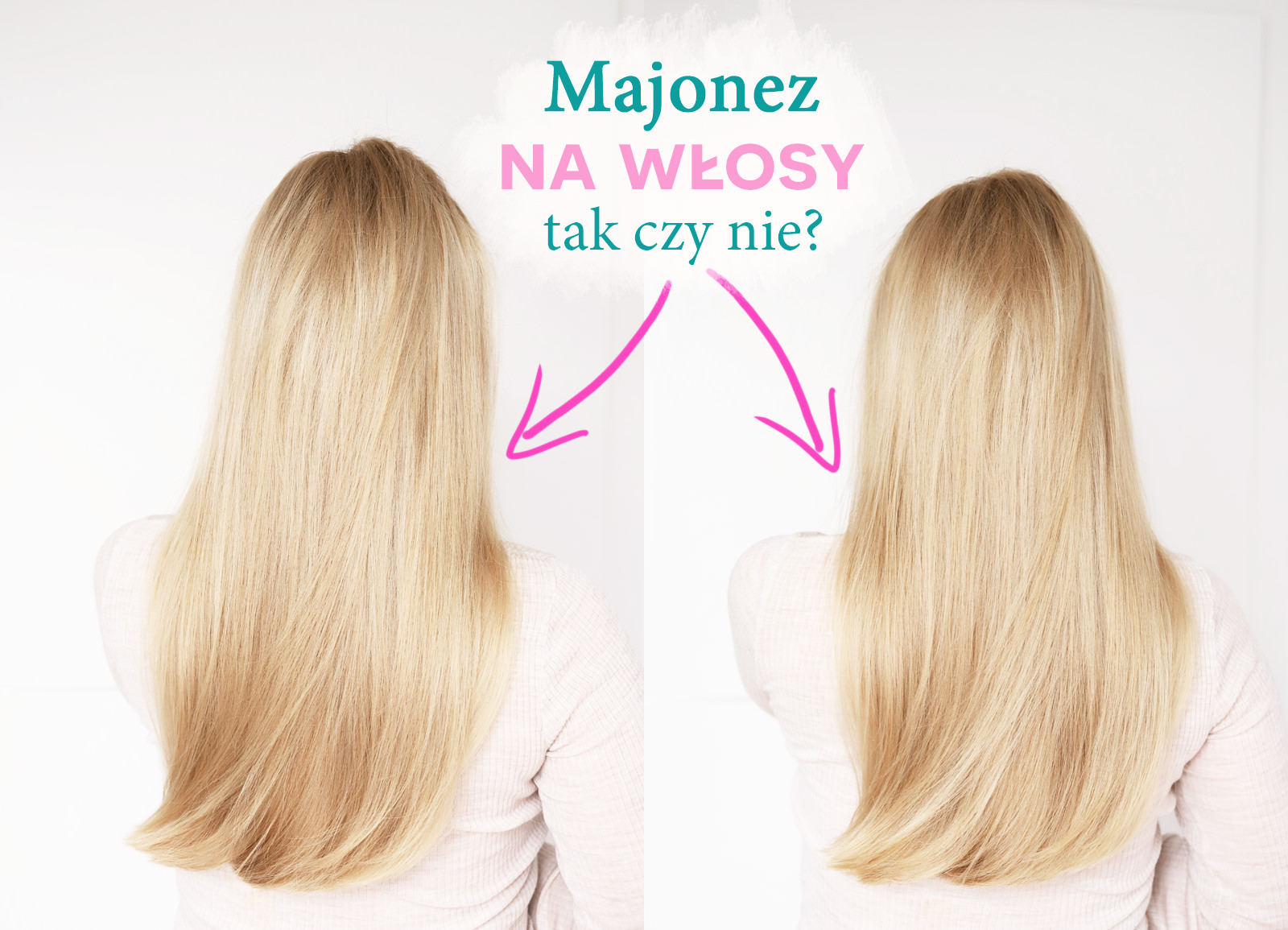 domowa odżywka do włosów blond