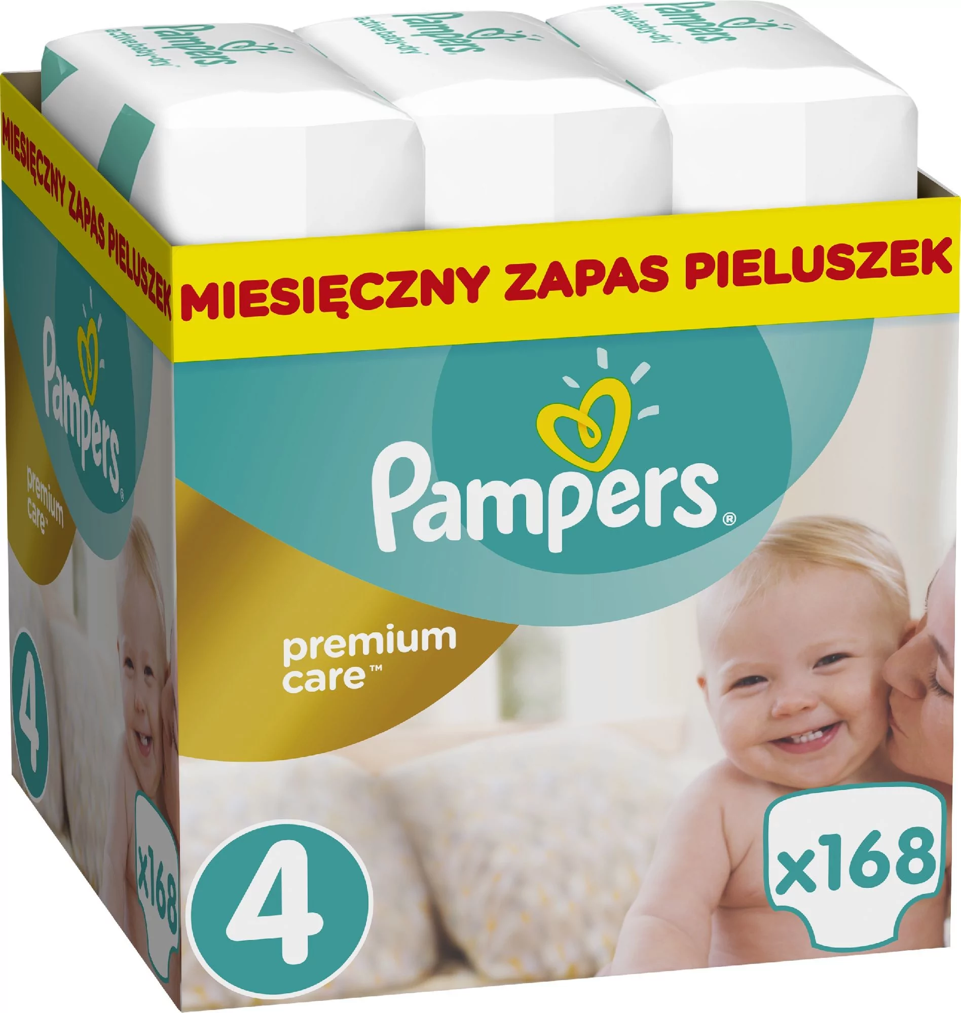 pampers premium care 4 zapas na miesiąc