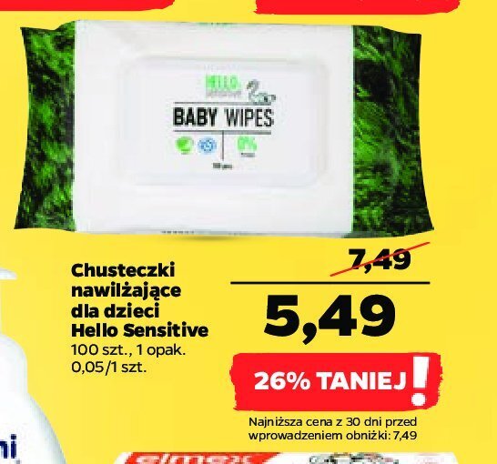 netto chusteczki nawilżane